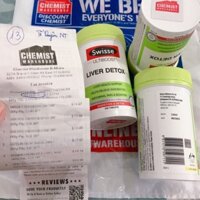 [MẪU MỚI- ĐỦ BILL] Viên uống thải độc gan Swisse Liver Detox  200 Viên