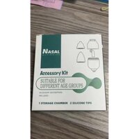 Mẫu mới Dụng cụ hút mũi cho trẻ sơ sinh- đầu hút silicon gồm 2 đầu thay thế nhau