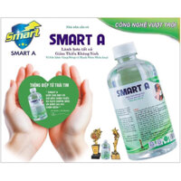 [Mẫu mới] Dung dịch sát khuẩn Smart Anolyte (Nước A) khử khuẩn bề mặt, tay, chân an toàn cho family (Smart A)