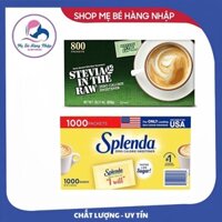 Mẫu mới - Đường Splenda và Đường Stevia In The Raw Mỹ