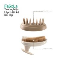 Mẫu Mới FaSoLa Bàn Chải Gội Đầu Hai Răng, Lược Massage Làm Sạch Da Đầu, Lược Gội Đầu Đa Năng, Lược Gội Đầu Massage Da Đầ