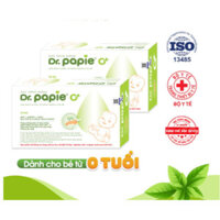 [Mẫu mới] Gạc Rơ Lưỡi Dr Papie chính hãng an toàn cho trẻ sơ sinh hộp 30 gói