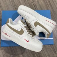 [MẪU MỚI] Giày_Nike Nam Nữ, Giày AF1 Low White Brown Gold Hàng Cao Cấp Full Box 💗