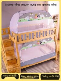 [Mẫu mới] Giường đôi 1,5 giường tầng 1,2 không cần lắp đặt yurt trẻ em chống rơi nhà ký túc xá học