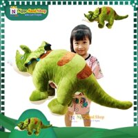 (MẪU MỚI) GỐI ÔM KHỦNG LONG 3 SỪNG KHỔNG LỒ - NGẪU NHIÊN MÀU