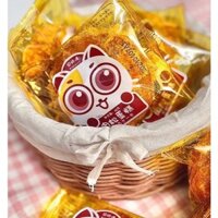 [MẪU MỚI} Hộp 30 bánh ruốc gấu mèo chà bông ăn sáng, ăn vặt tiện lợi