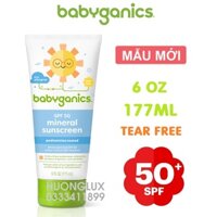 ♞❡[Mẫu mới] Kem chống nắng cho bé Babyganics Mineral Sunscreen Broad Spectrum SPF 50