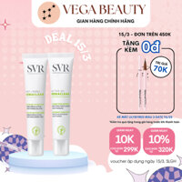 [MẪU MỚI] Kem dưỡng kiềm dầu, giảm mụn SVR Sebiaclear Active Gel và SVR Sebiaclear Mat+Pores 40ml