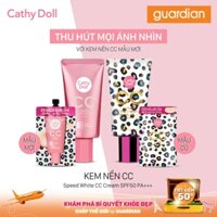 [Mẫu Mới] Kem nền kiềm dầu chống nắng trắng da CathyDoll CC Speed White Cream SPF50 PA+++ 50g