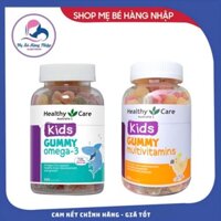 (Mẫu mới) - Kẹo dẻo Gummy Healthy Care bổ sung Omega 3 và Vitatmin tổng hợp 250 viên - Úc