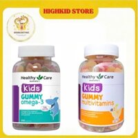 (Mẫu mới) - Kẹo dẻo Gummy Healthy Care bổ sung Omega 3 và Vitatmin tổng hợp 250 viên - Úc