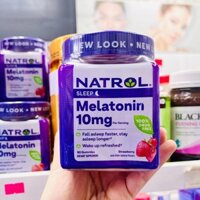 [Mẫu Mới] Kẹo dẻo Natrol Melatonin 10mg Sleep 90 viên Hỗ trợ cải thiện giấc ngủ - Betty Cosmetic