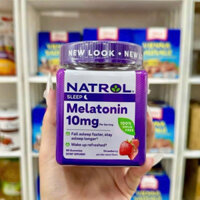 [MẪU MỚI] KẸO NGỦ NATROL GUMMIES MELATONIN 10MG 90V