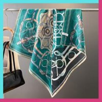 MẪU MỚI-Khăn Choàng Cổ Vuông 70x70cm-Khăn Turban Trùm Đầu, Thắt Nơ, Phụ Kiện Cho Túi Xách