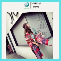 MẪU MỚI- Khăn choàng thổ cẩm phong cách Vintage kiểu dài 180x90cm - Khăn choàng cổ Boho đi biển- CHỌN MẪU - 7