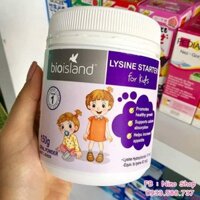 (Mẫu mới) - Lysin Tăng Chiều Cao Và Cân Nặng Bio Island Lysine Starter Úc