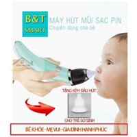 [Mẫu Mới] Máy Hút Mũi Điện Tử Đầu Mềm Little Bees Cho Bé an toàn dánh cho các bé, giúp xử lý tình trạng chảy nước mũi