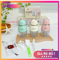 (Mẫu mới) Máy xay Coco Bear MÈO mimi 8 lưỡi dao xay đồ ăn dặm cho bé Shop Mê Linh