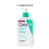 MÃU MỚI NĂM 2024 Sữa rửa mặt cho da thường/da dầu CeraVe Foaming Facial Cleanser 473mL