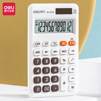 Mẫu mới năm 2025 Deli 1200 Máy tính Mini cầm tay Máy tính thi khoa học Năng lượng mặt trời Nguồn điện kép Kinh doanh Văn phòng Sinh viên20250102