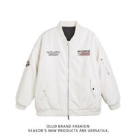 Mẫu mới năm 2025MA1 Phong cách Mỹ Back Flag Bomber Jacket High Street Cặp đôi Áo khoác quốc gia Hợp thời trang Đồng phục bóng chày Nam Nữ Áo khoác20241205