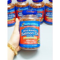 mâu mới nắp trắng date 3/26 - Dầu cá hồi Pure Alaska Omega Wild Alaskan Salmon Oil Omega 3 1000 mg 210 viên Mỹ fish oil
