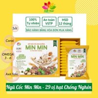 [MẪU MỚI] Ngũ Cốc Min Min 29 Loại Hạt, Ngũ Cốc Lợi Sữa Cho Bà Bầu, Ngũ Cốc Giảm Cân, Tăng Cân, Dạng Gói 20g, 25 Gói/500g