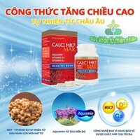 🌟(Mẫu Mới Nhất) Calci MK7 Max - Canxi Thực Vật Ba Lan - Canxi Hữu Cơ Tảo Đỏ Cho Bà Bầu, Tăng Chiều Cao Cho Bé