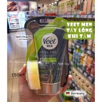 [Mẫu mới nhất] Kem tẩy lông Veet men Đức (hàng Chuẩn nội địa Đức) 150ml cho nam giới