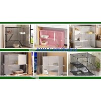 [MẪU MỚI NHẤT] LƯỚI THÉP GHÉP LÀM CHUỒNG CHÓ ,MÈO THÚ CƯNG ĐA NĂNG NHIỀU MÀU (LƯỚI XEN KẼ NHỰA)