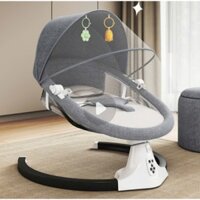 [MẪU MỚI] Nôi Điện, Ghế Rung Điện Cho Bé Mẫu Mới 2024 Có Thể Quay Được Nhiều Tư Thế Cho Bé Nằm, Tải Trọng Lên Đến 25kg