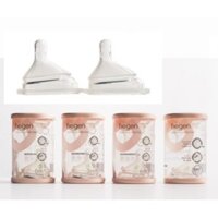 [Mẫu mới] Núm ti bình sữa Hegen cho bé cam kết hàng chính hãng - núm ty thay thế size 1/2/3 và Y cut