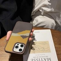 Mẫu mới -Ốp lưng X&M nhám vân hoạ tiết Dream Hill cho iPhone 15 Pro max/14 Pro max/13 Pro max Sang trọng