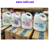 [Mẫu mới Organic] Nước giặt Dnee tim can 3 lit hàng công ty