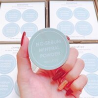 (Mẫu Mới) Phấn Bột Kiểm Soát Dầu INNISFREE No Sebum Mineral Powder 8809707252321