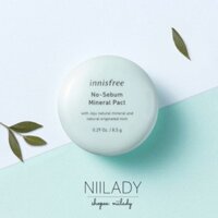 (Mẫu mới) Phấn nén cho da dầu Innisfree No Sebum Mineral Pact