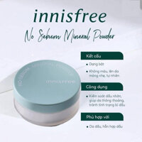 (MẪU MỚI) PHẤN PHỦ BỘT NO SEBUM MINERAL POWDER INNISFREE
