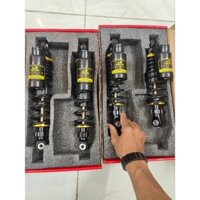 🆘Mẫu mới🆘 Phuộc sau RCB bình dầu full đen chén vàng gắn Dream Wave Elegant Galaxy Future Axelo Cup Sirius Taurus Jupiter