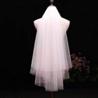 [MẪU MỚI] Quà tặng cô dâu. Khăn voan 1 lớp dài 1.6-1.7m phụ kiện cô dâu hàng cao cấp