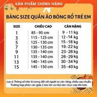 Mẫu mới Quần áo bóng rổ trẻ em, đồ thể thao cho bé Siêu cưng Vải mè cao cấp