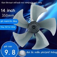 [Mẫu mới] Quạt điện đa năng cánh quạt 5 cánh quạt điện cánh quạt 5 cánh 14 inch 350mm quạt bàn quạt