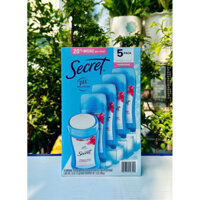 [Mẫu mới] Sáp Khử Mùi Secret Powder Fresh 24Hr Invisible Solid PH Balanced 59g (Hương Phấn - Sáp Trắng)