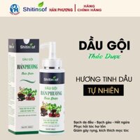[Mẫu mới] Shitinsof Dầu gội Hán Phương thảo dược hương tự nhiên chai vòi 300ml