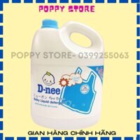 [Mẫu mới siêu thơm] Nước giặt Dnee xanh 3000ml [Tem đại thịnh chính hãng-kết hợp 2 tính nẳng cả giặt và xả]