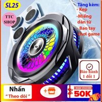 Mẫu mới - Sò lạnh quạt tản nhiệt điện thoại máy tính bản SL25 làm mát đóng băng tặng kèm phụ kiện