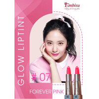 (Mẫu mới) Son Embisu Glow Lip Tint dưỡng môi, giữ ẩm số 7