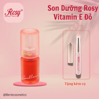 [Mẫu mới] Son kem dưỡng Rosy Vitamin E, son kem dưỡng không chì, son kem lì, son dưỡng môi phun xăm