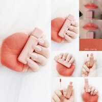 "Màu Mới" Son Lì Cam Tây Không Chì Chất Son Siêu Mềm Mịn Ăn Uống Không Trôi Từ Hoa Hồng Sạch Juliet Rosalia