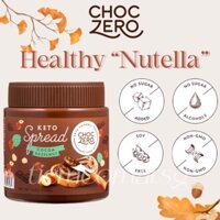 (MẪU MỚI) SỐT CHOCOLATE HẠT PHỈ KHÔNG ĐƯỜNG CHOCZERO KETO/EAT CLEAN/TIỂU ĐƯỜNG