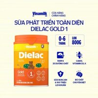 [Mẫu Mới] Sữa Bột Dielac Alpha Gold IQ 1 800g (cho Trẻ từ 0 - 6 tháng tuổi)